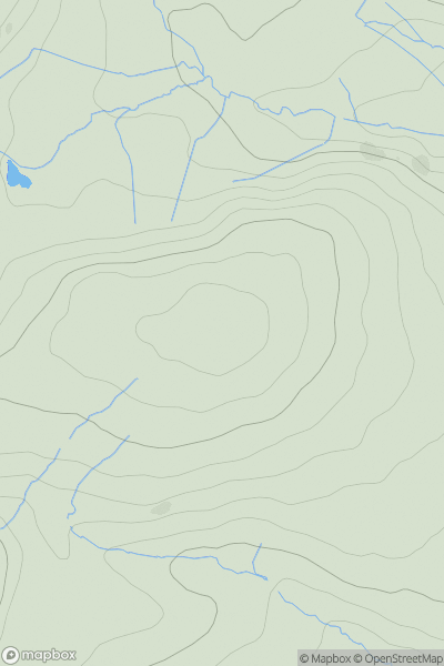 Thumbnail image for Cefn Isaf [South-West Wales] [SN928532] showing contour plot for surrounding peak